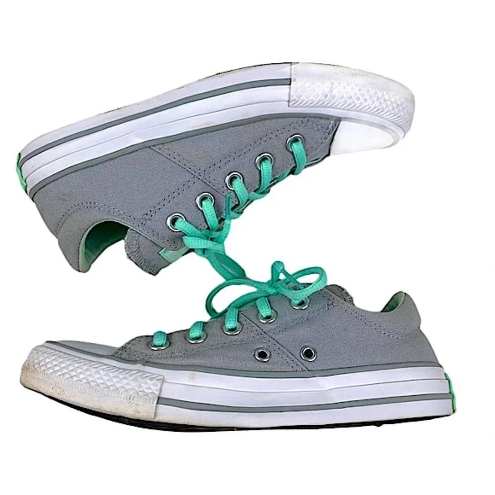 Converse Toddler All Star Gray Canvas Low Top Sneakers Size 6